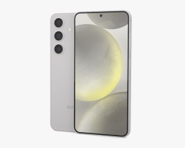 Samsung Galaxy S24 Marble Gray Modèle 3D